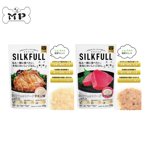 日本SILKFULL猫湿粮包肾脏车前草
