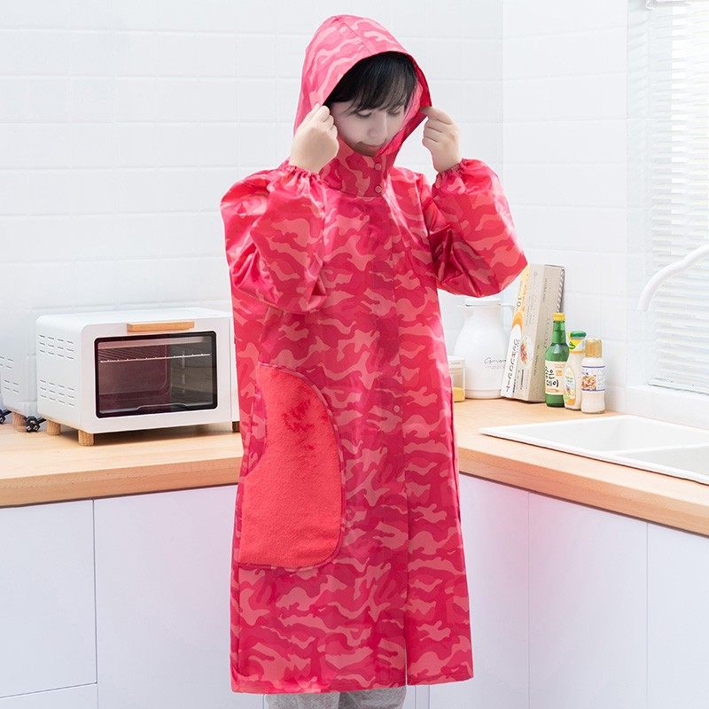 围裙长袖拉链外套反穿衣厨房防水防油家用大人男女工作防护服罩衣,家庭/个人清洁工具,围裙,淘宝优惠券,粉丝福利购,淘宝优惠卷