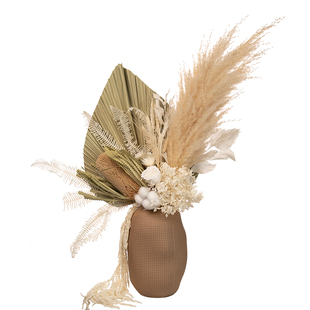 美式乡村田园小清新陶瓷干花大花束 diy花艺套装拍摄文艺真花摆件