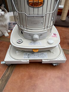 丰臣千石corona煤油取暖炉桌暖炉架滑轮底座木头方型圆形铁托顶盖