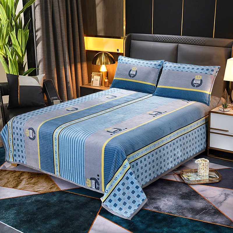 珊瑚绒床单单件法兰绒学生宿舍单人女冬加厚加绒1.8米1.5毛毯被单,床上用品,床单,淘宝优惠券,粉丝福利购,淘宝优惠卷