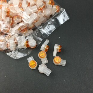 接线子K2网线电话线接线端子线缆接续子镀锡纯铜双刀片带油100个