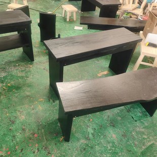 踮脚凳子换鞋凳实木阳台长凳住宅家用带垫子床尾加宽凳长条凳定制