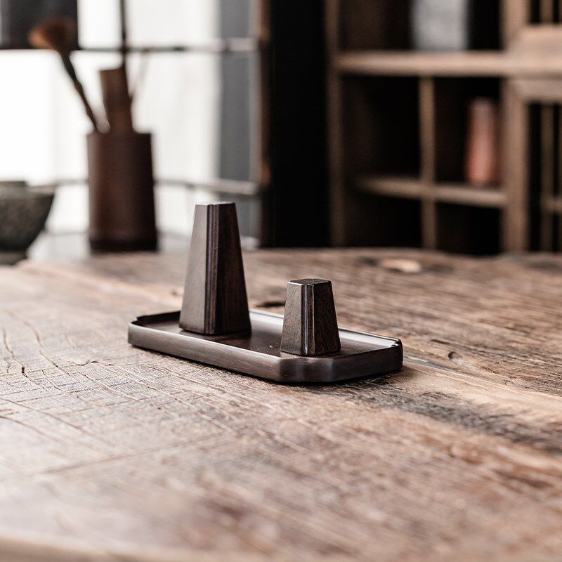 实木晾壶架高档紫砂壶沥水架茶盖托盖置多功能茶杯茶壶架茶具配件