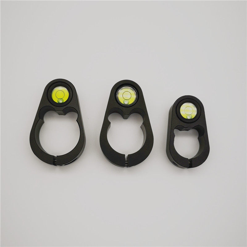 对中杆花杆水平气泡 水平泡 抱箍式测量杆水平泡