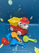 2023夏天戏水玩沙玩具男孩女孩沙滩车套装 玩土铲子手推车汽车套装