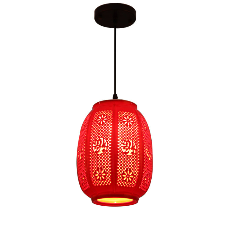 中式红灯笼吊灯 阳台红灯笼吊灯现代 阳台灯笼2023新款陶瓷红灯笼,家装灯饰光源,床头/玄关/吧台/过道吊灯,淘宝优惠券,粉丝福利购,淘宝优惠卷