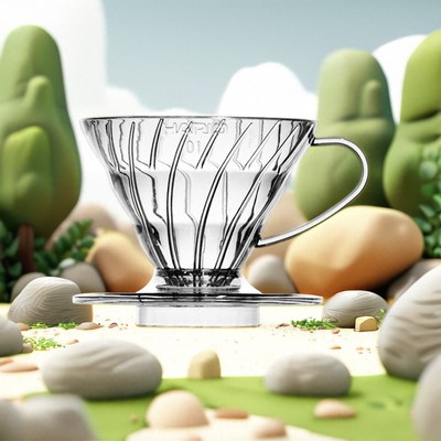 HARIOV60咖啡树脂滤杯手冲咖啡过滤器滴滤漏斗陶瓷过滤杯咖啡滤杯