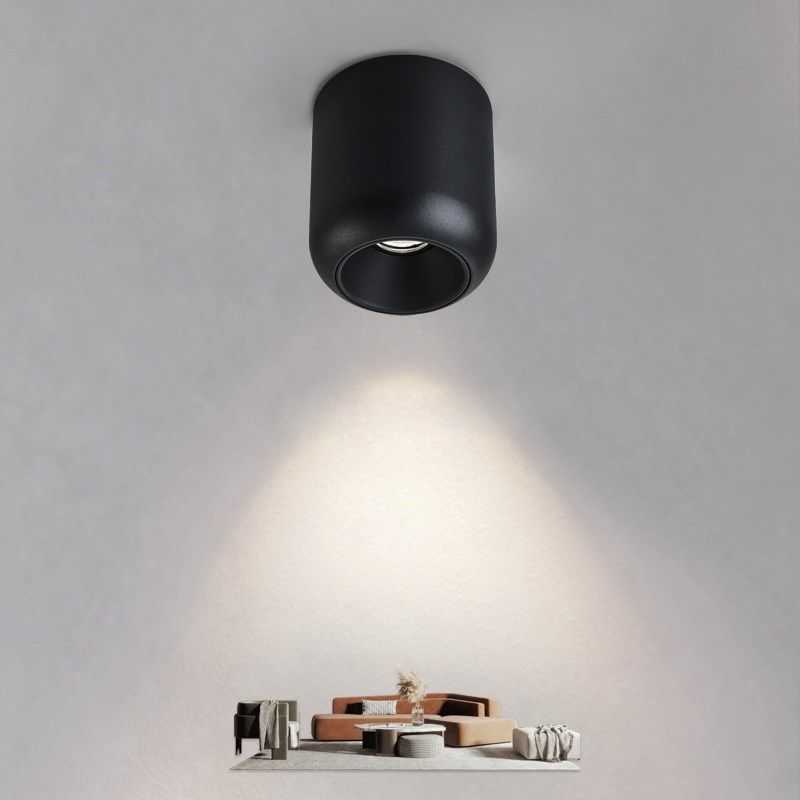 明装射灯防眩光无主照明客厅餐厅过道走廊灯明装筒灯展示商用家用,家装灯饰光源,明装射灯,淘宝优惠券,粉丝福利购,淘宝优惠卷