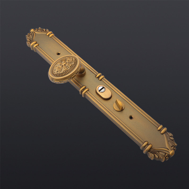 防盗门把手老式门配件锌合金加厚实心手柄通用型锁具执手锁面板,基础建材,机械门锁,淘宝优惠券,粉丝福利购,淘宝优惠卷