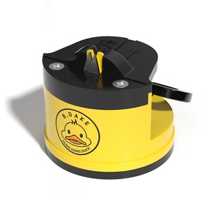 磨刀神器多功能厨房家用快速磨剪刀菜刀器迷你小黄鸭磨刀石固定架