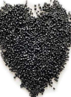 黑色pp再生料颗粒拉力大用于模块建房EPS保温板塑料PP改性