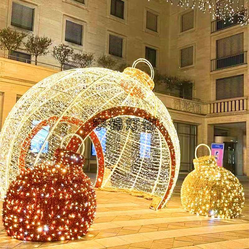 厂家户外工程亮化仿真造型灯梦幻灯光节LED圆球造型灯