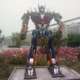 金属铁艺变型金刚景区模型雕塑 加工大型变型金刚机器人模型雕塑