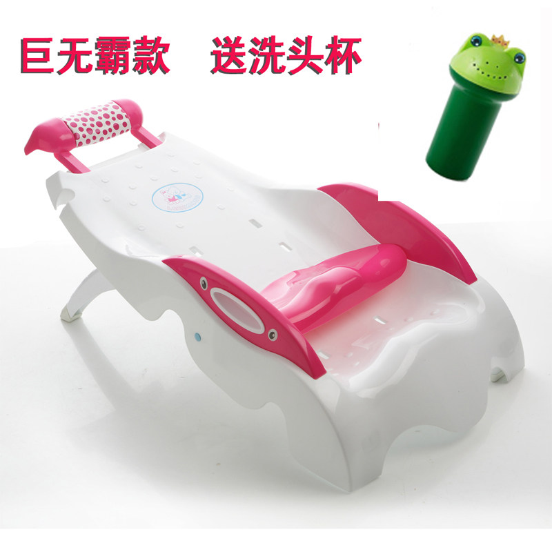 巨无霸儿童洗头椅加大号床宝宝洗头神器家用小孩可折叠洗发躺椅