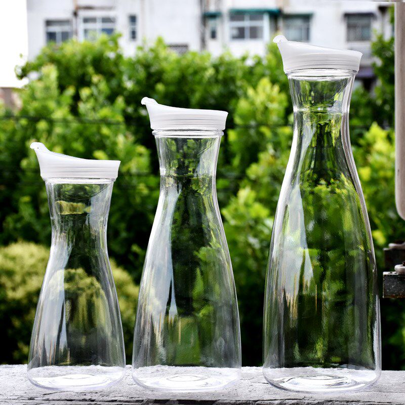 腰形PC扎壶果汁壶冷水壶分酒器冰桔柠檬水瓶饮料瓶酒吧家居茶水壶