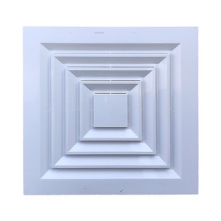 集成吊顶铝扣板排风口中央空调出风口散流器新风回风换气面板600