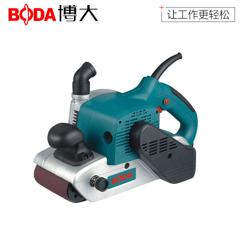 博大砂带机砂带打磨机手提式沙带机小型台式木工磨光机平面砂光机