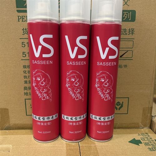 清新VS清香乾胶王强力定型喷雾男女士加硬蓬松自然发