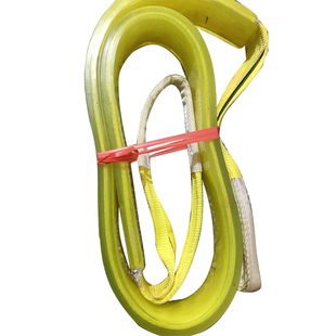 刷胶防割吊装带柔性扁平环形起重吊带聚酯3T5T6T10T钢卷起重耐磨