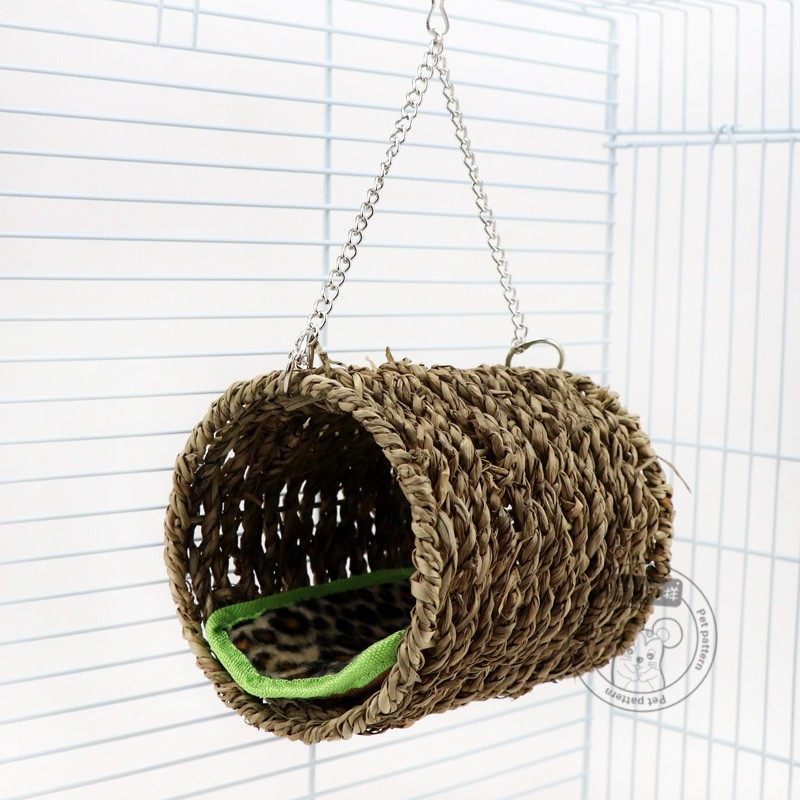 仓鼠金丝熊可悬挂草编睡床 草编小窝 仓鼠吊床 仓鼠草隧道,宠物/宠物食品及用品,窝,淘宝优惠券,粉丝福利购,淘宝优惠卷