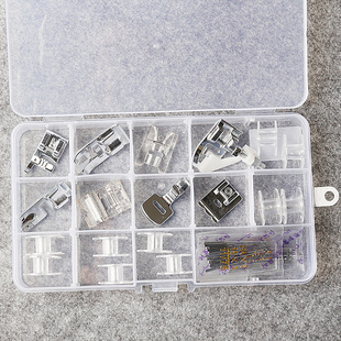 飞跃缝纫机家用缝纫机电动多功能锁边压脚机针梭芯可拆卸组盒装