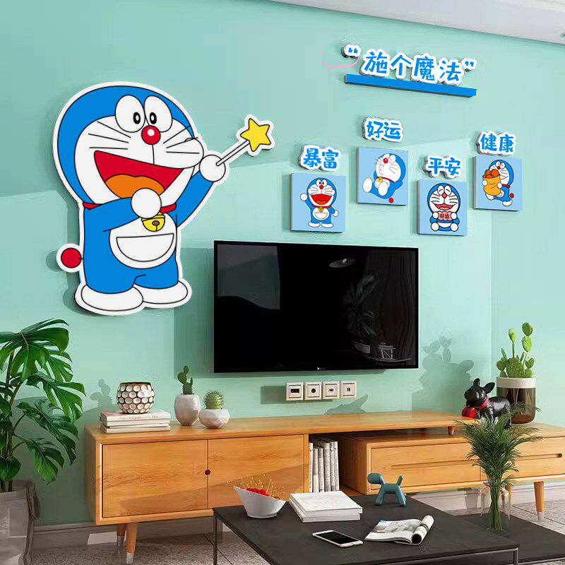 卡通草莓熊网红奶茶店布置拍照区氛围打卡咖啡厅墙壁装饰背景贴纸,家居饰品,文化墙贴,淘宝优惠券,粉丝福利购,淘宝优惠卷