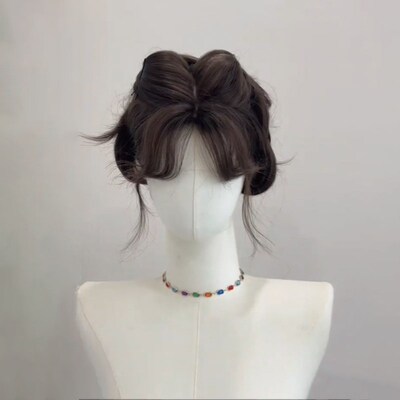 假发女长发自然大波浪长卷发假发套新款八字刘海羊毛卷整顶全头套