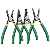 保联卡簧钳内外两用工业级套装 卡环卡黄钳子卡弹簧钳开口扩张钳