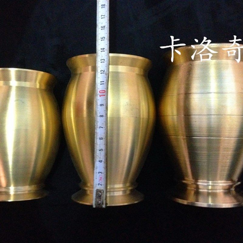 包邮纯铜药盅 铜捣药罐捣药器 中药捣药钵捣药臼 捣蒜器捣药盅