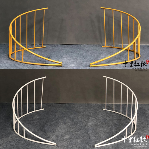 2019婚庆道具铁艺弧形围栏 婚庆舞台装饰 铁艺弧形栅栏婚礼路引