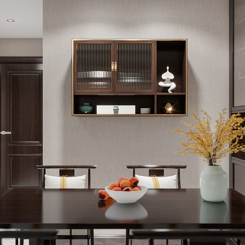 电表箱装饰画遮挡翻盖创意轻奢置物架新中式实木推拉式配电闸箱盒,家居饰品,电表箱装饰画,淘宝优惠券,粉丝福利购,淘宝优惠卷