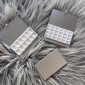 超薄名片盒水彩颜料分装 盒子收纳便携铝盒