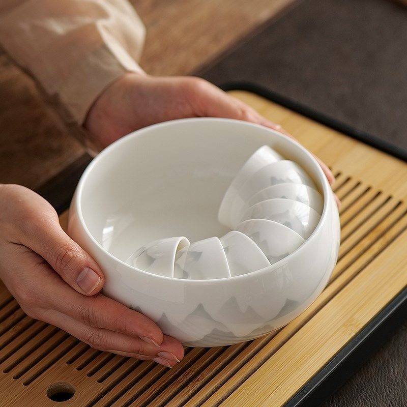 德化羊脂玉白瓷茶壶盖碗功夫泡茶壶家用陶瓷西施壶茶杯茶叶罐茶洗,餐饮具,茶壶,淘宝优惠券,粉丝福利购,淘宝优惠卷