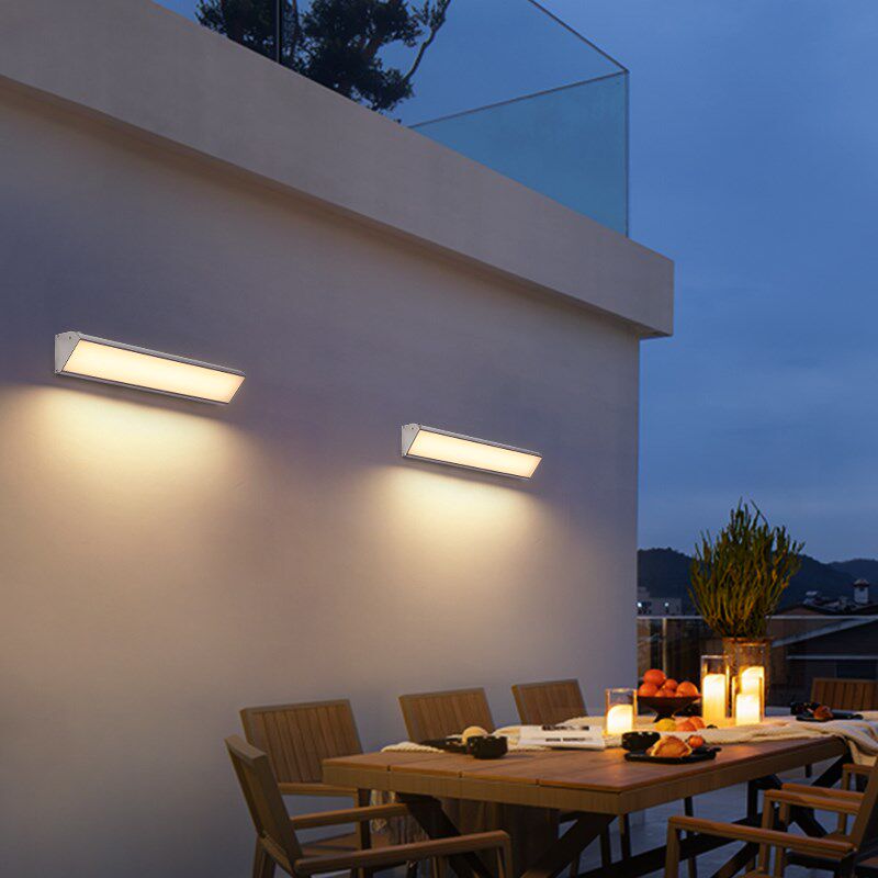 可感应可常亮一灯双用遥控长条户外庭院大门过道防雨感应壁灯,家装灯饰光源,户外壁灯,淘宝优惠券,粉丝福利购,淘宝优惠卷