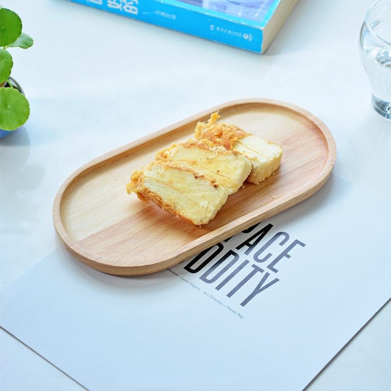 相思木加厚椭圆盘餐用零食托盘木质下午茶点盘子甜品蛋糕实木碟子,餐饮具,餐用托盘,淘宝优惠券,粉丝福利购,淘宝优惠卷