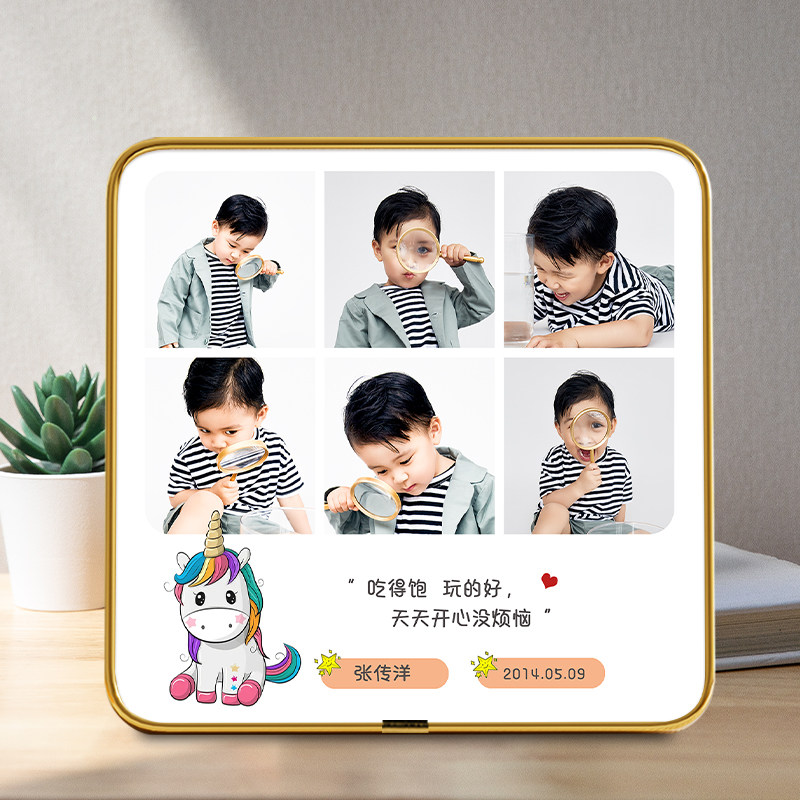 洗照片做成相框摆台十二生肖相册框宝宝相片打印做成摆件客厅卧室,家居饰品,相框/画框,淘宝优惠券,粉丝福利购,淘宝优惠卷