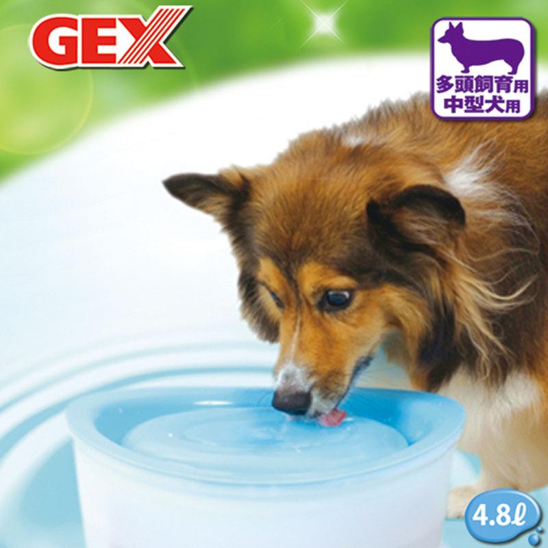 GEX猫咪自动饮水器 宠物电动活泉水USB供电 大容量狗用过滤水机
