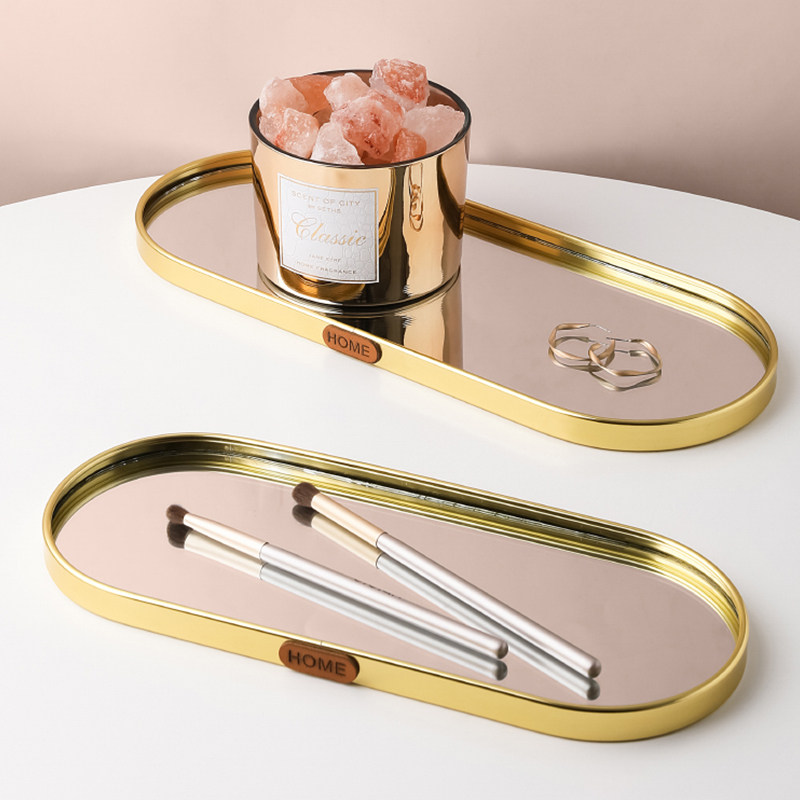 态生活轻奢镜面托盘客厅卧室桌面置物盘饰品收纳盘北欧风香薰托盘,家居饰品,香薰托盘,淘宝优惠券,粉丝福利购,淘宝优惠卷