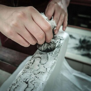 宣艺斋手工拓片拓印连史纸拓片专用工具纂刻印章拓碑临摹印纸稿初