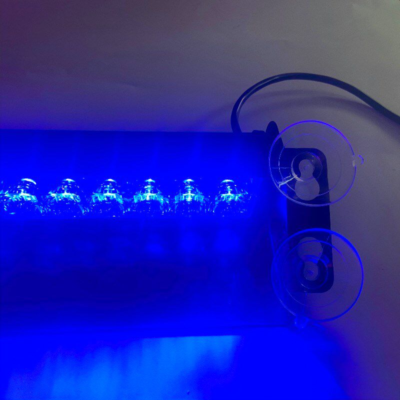 车载LED挡风玻璃吸盘远光爆闪灯开道铲子灯应急救援12v/24v警示灯
