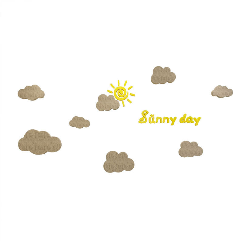 儿童房间布置墙面装饰用品公主婴儿宝宝男女孩卧室床头背景云朵贴,家居饰品,文化墙贴,淘宝优惠券,粉丝福利购,淘宝优惠卷