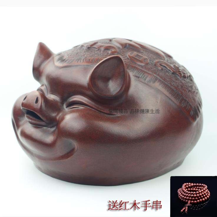 大号陶瓷存钱罐只进不出礼品招财猪开业乔迁礼物摆件储蓄罐能存取