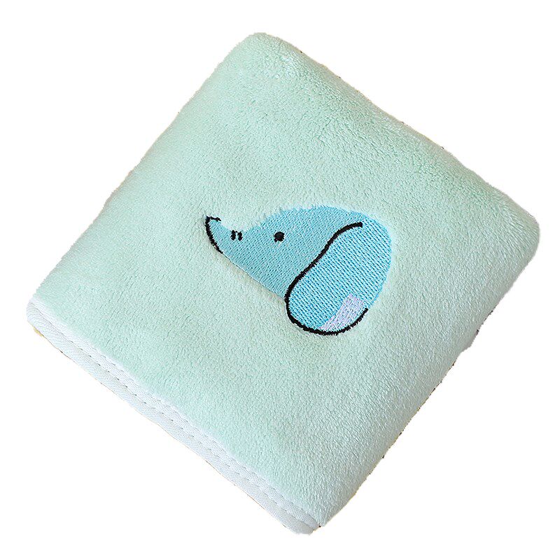 4条装洗脸毛巾吸水柔软卡通非纯棉家用儿童面巾宝宝成人男女方巾