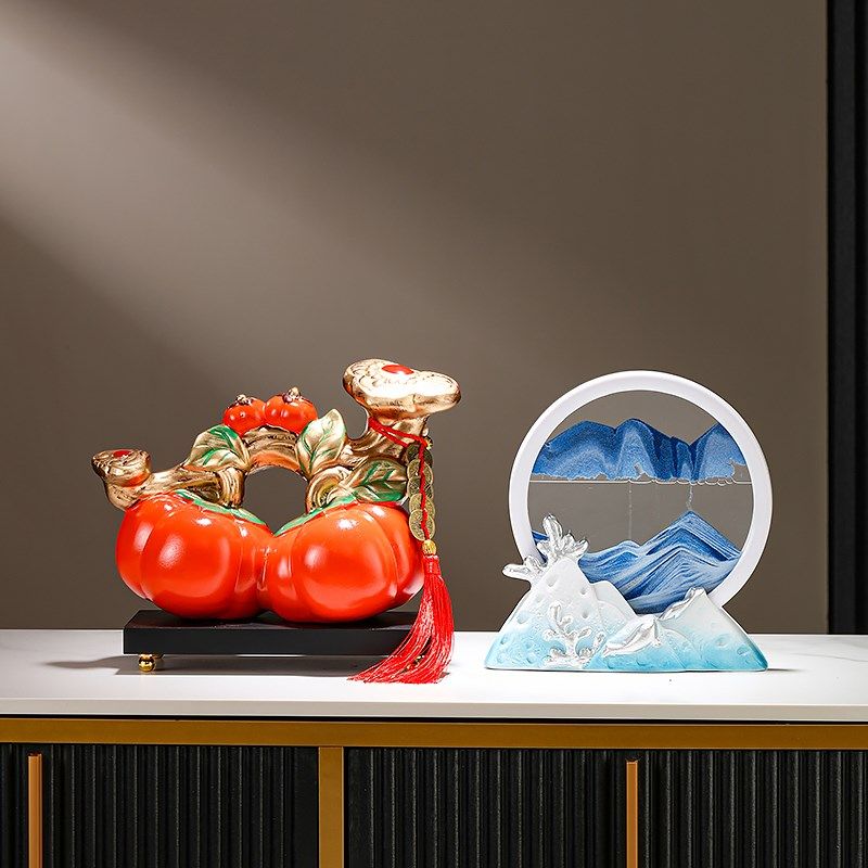 流沙画沙漏摆件客厅创意解压家居书房博古架玄关柜子装饰品新中式,家居饰品,装饰摆件,淘宝优惠券,粉丝福利购,淘宝优惠卷