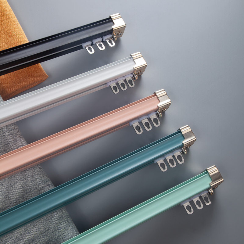 致尚2021新款悦色窗帘轨道不锈钢滑轮导轨单双轨铝合金直轨墙顶装,居家布艺,窗帘轨道,淘宝优惠券,粉丝福利购,淘宝优惠卷