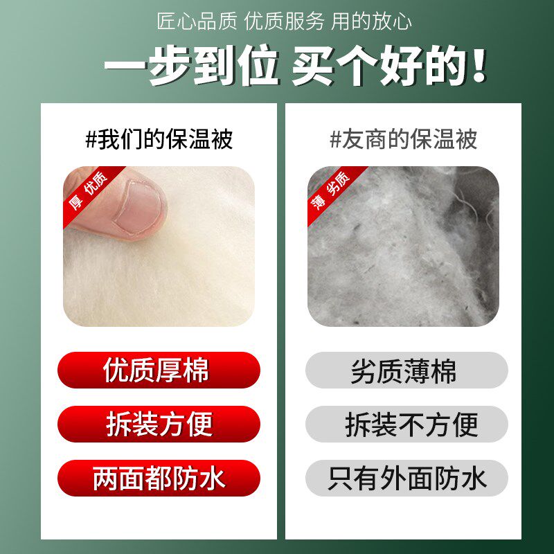 冬季大棚保温被花房暖棚多肉蔬菜保暖防水防冻抗寒防雨雪过冬家用