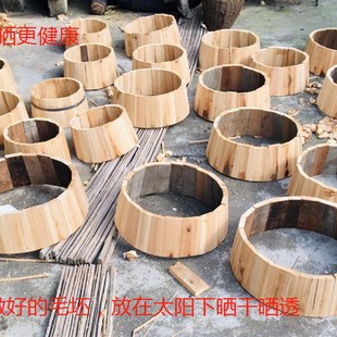 传统手工杉木加厚无异味环保拱锅盖各种尺寸可订做无漆家用酒店用