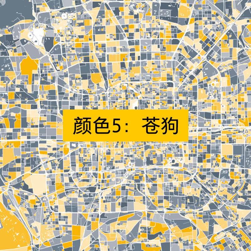 北欧城市地图竖版装饰画客厅装饰背景画艺术画沙发背景墙挂画