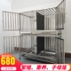 星斗不锈钢狗笼橱窗展示小型笼家用繁殖子母笼寄养笼宠物店宠物笼